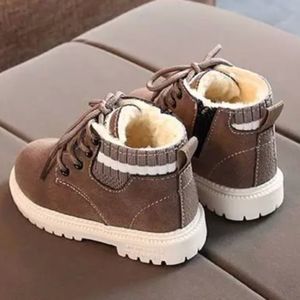 Boys Khaki Colour Winter Boots